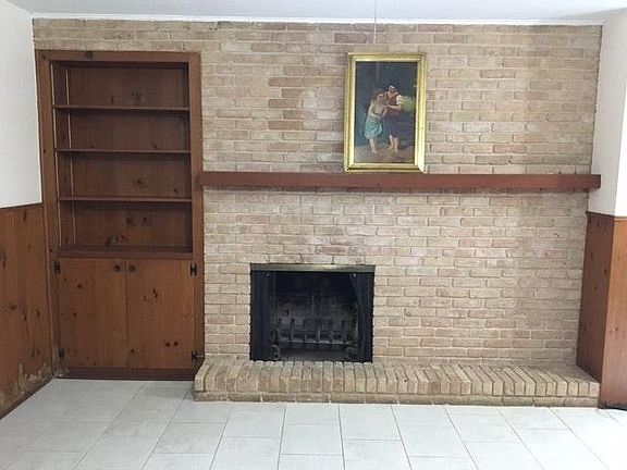 den with fireplace