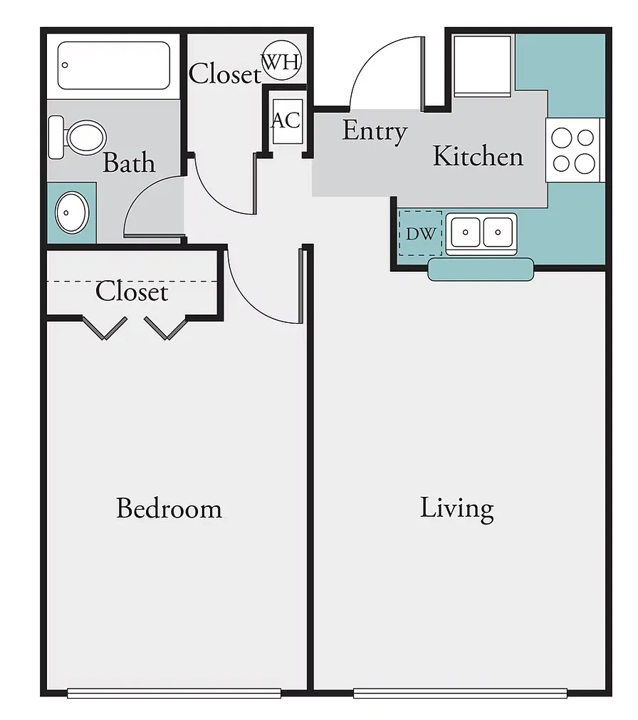 Floor plan 1X1