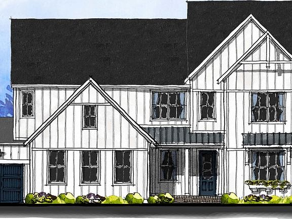 Napa - Modern Farrmhouse 3-Car Side Load Garage Note Renderings may show optional features