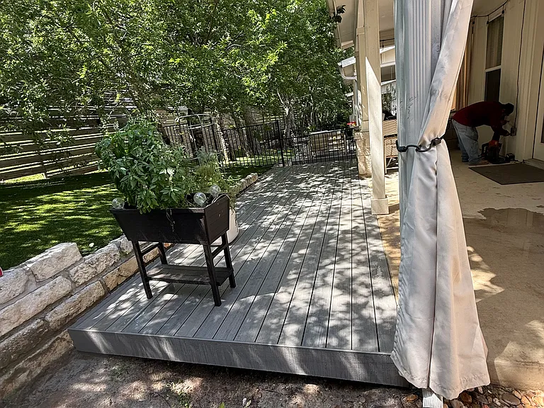 New deck built July 2026