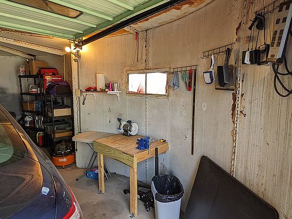 Inside Detached Garage