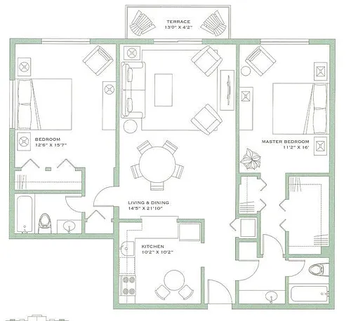 Floor plan Tides