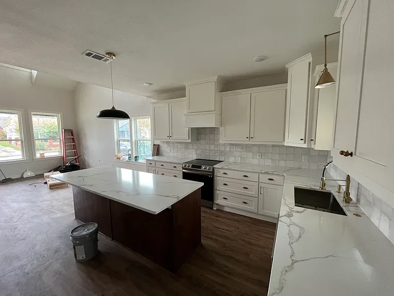 Different view of kitchen (during construction)