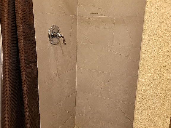 First floor shower