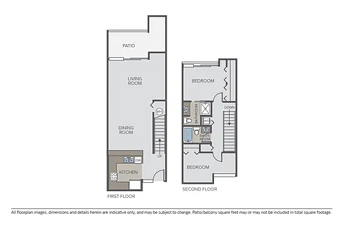 Floor plan Plan 2B Townhome