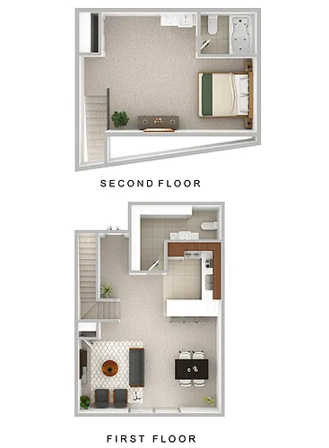Floor plan 1X2 C