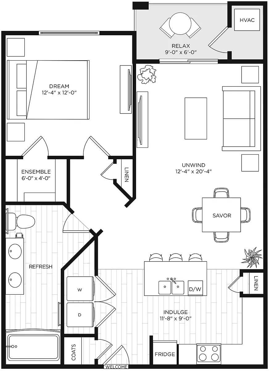 Floor plan A1