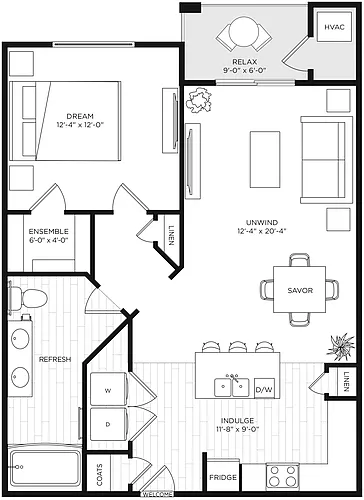Floor plan A1