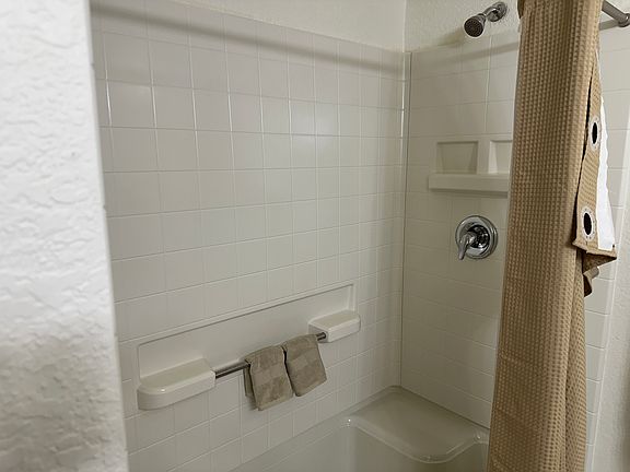 Inside of roommate's shower