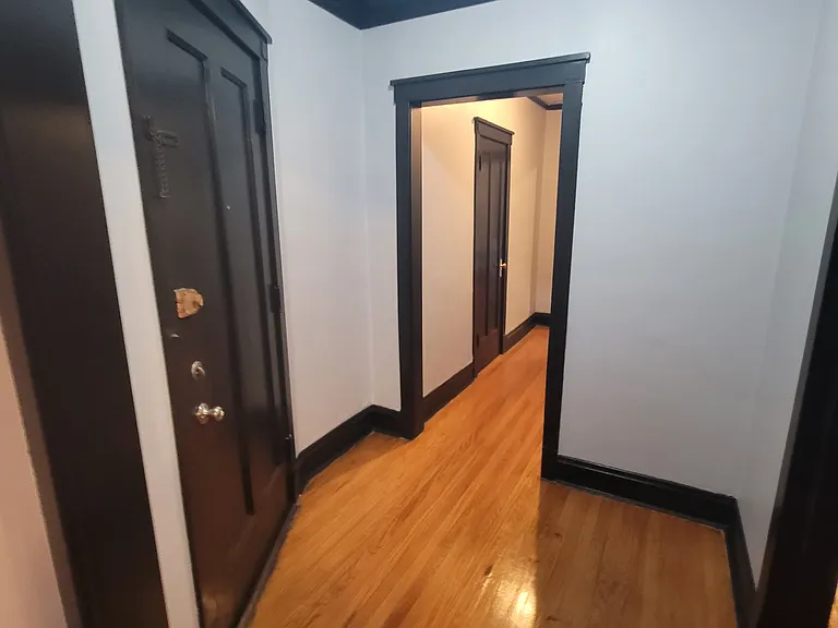 Hallway view from entry door