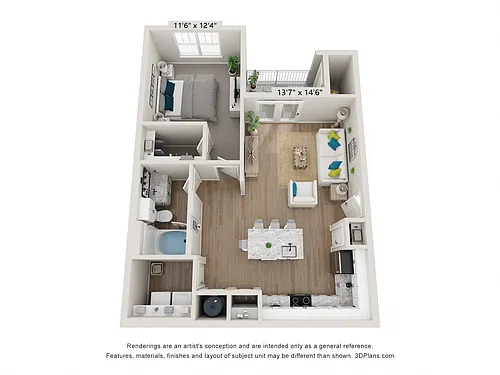 Floor plan The Channel