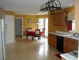 View from kitchhen toward brkfst area