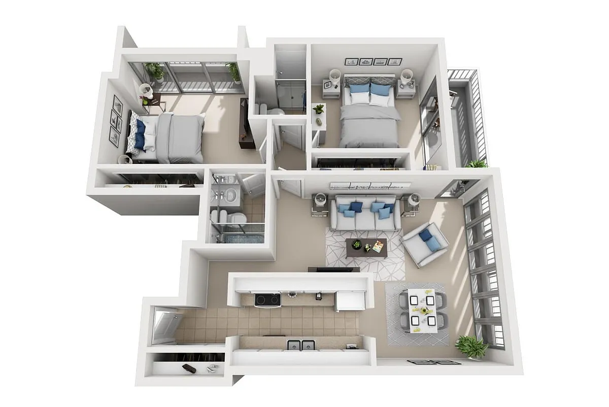 Floor plan Model B