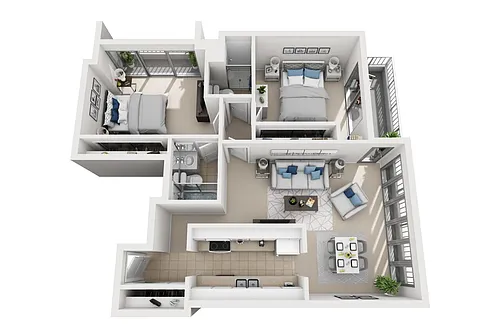 Floor plan Model B