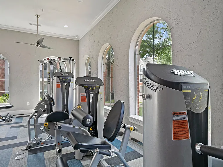 Our spacious fitness center offers a variety of equipment to meet your needs.