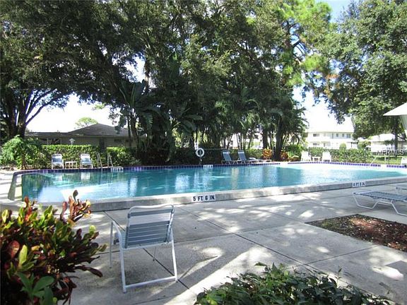 Heated pool across street