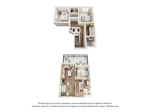 Floor plan 3AV (Audio/Visual Accessible)