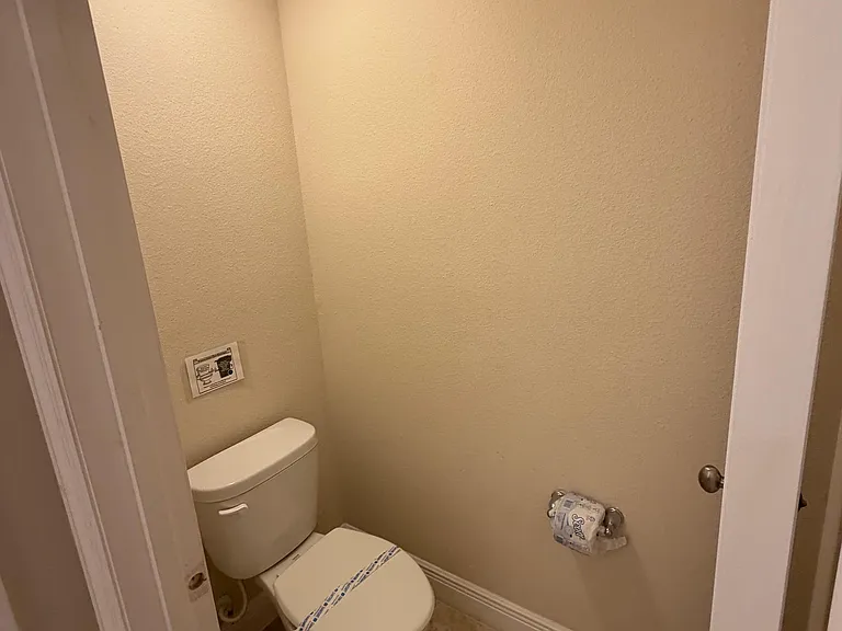 half bathroom downstairs