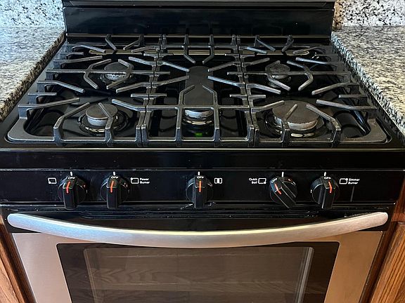 gas stove and oven