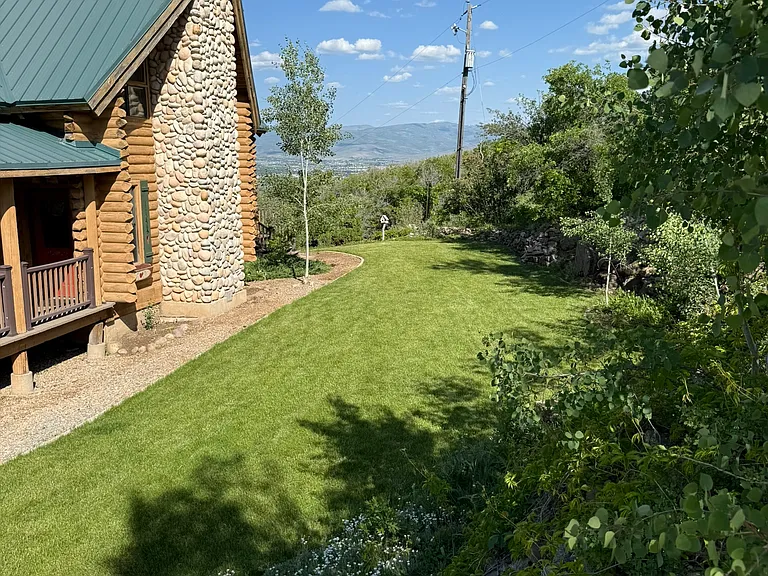 Front (south) lawn