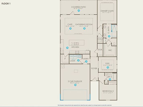 Palmary Floor Plan, Quick Move-In Home, Floor 1