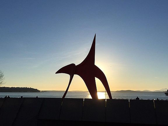 Across from the Olympic Sculpture Park