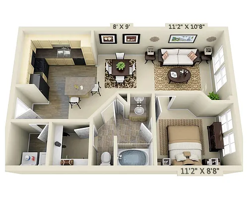 Floor plan the Riesling (A1A)