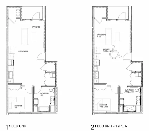 Floor plan 1 Bedroom