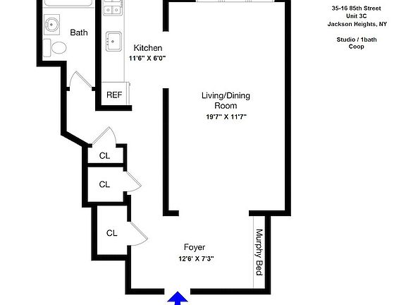 2nd image of 35-16 85th St #3C