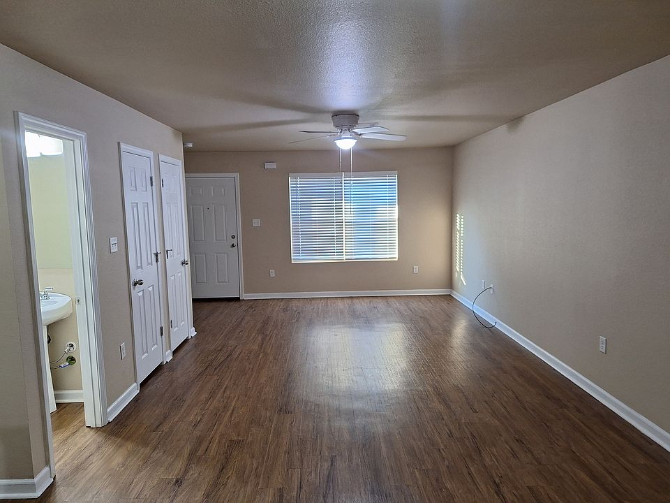 Downstairs living room/dining room combo.