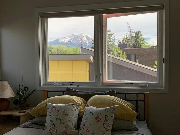 Bedroom with View of Mount Sopris