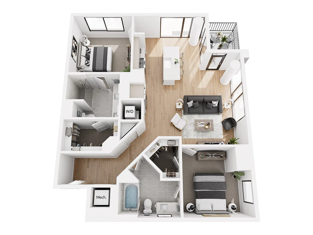 Floor plan 2BR-4