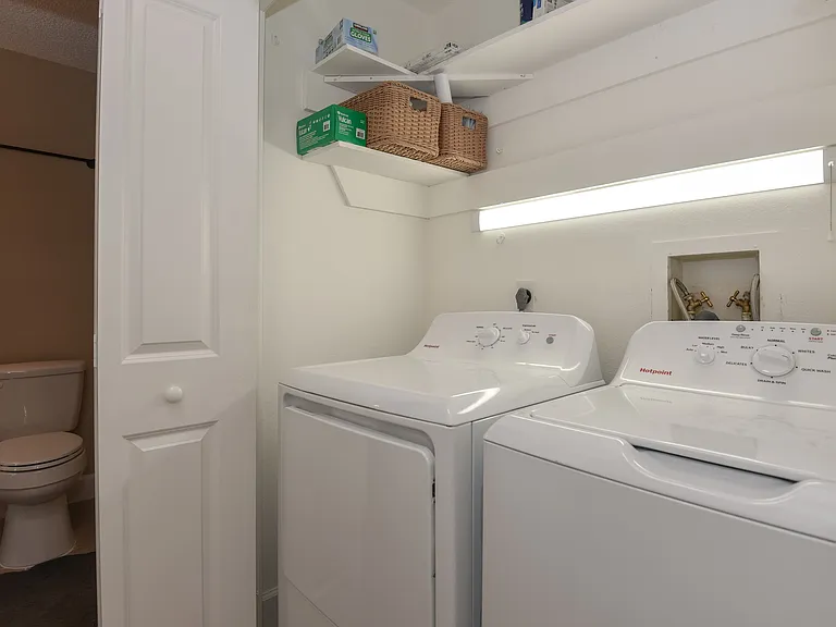 Laundry closet