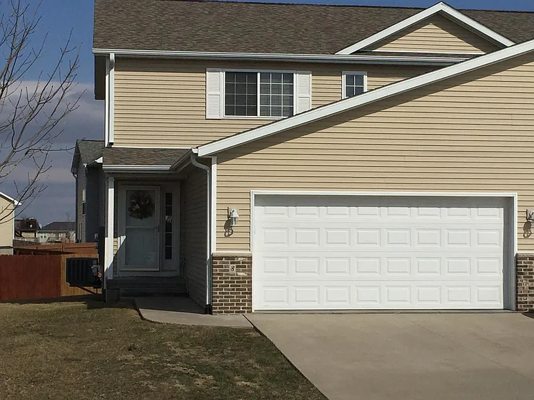 Front entry with attached 2 car garage