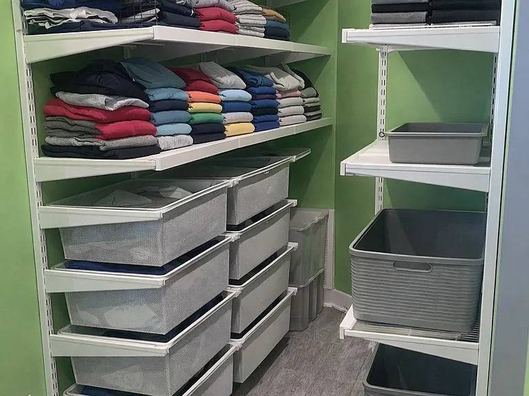 Lower level bedroom 2 closet
