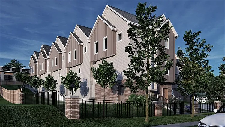 Side view rendering of Lyric Tonwhomes.
