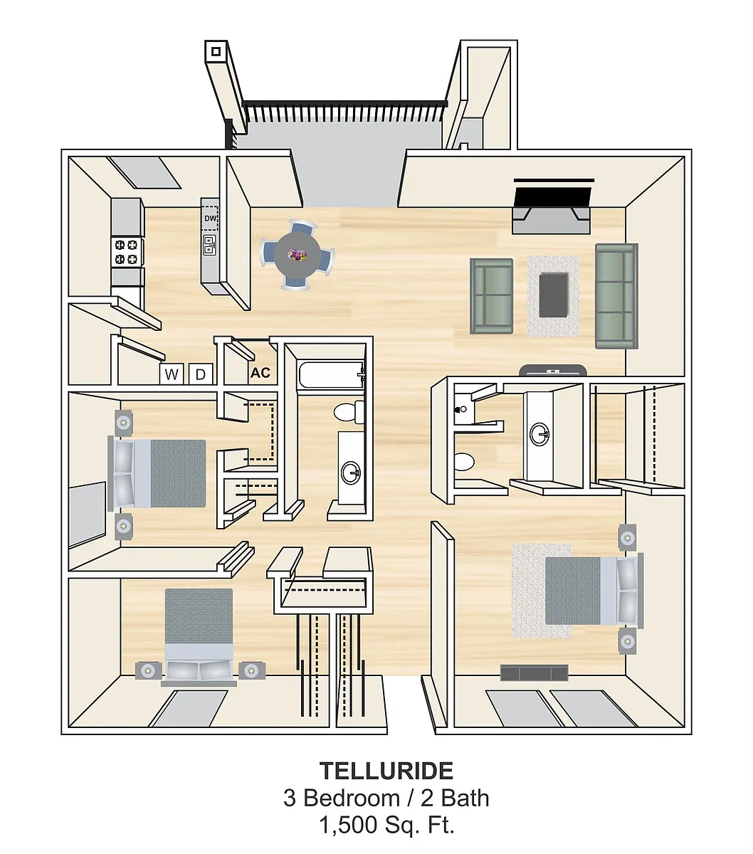 Floor plan Telluride