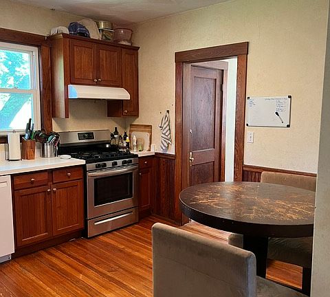Spacious kitchen with newer appliances and large pantry with lots of counter space.