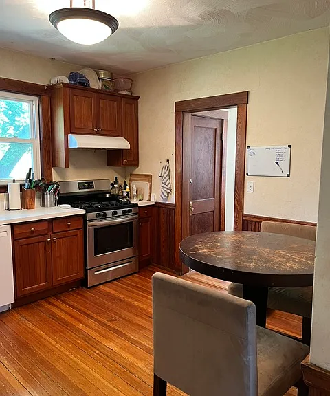 Spacious kitchen with newer appliances and large pantry with lots of counter space.