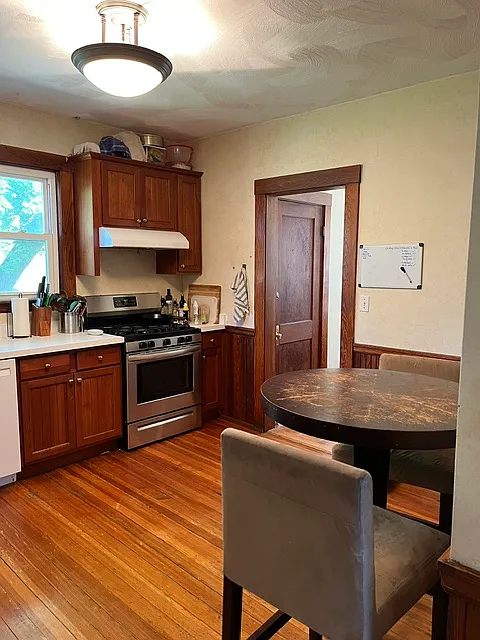 Spacious kitchen with newer appliances and large pantry with lots of counter space.