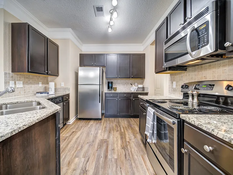 Modern Kitchen with Stainless Steel Appliances