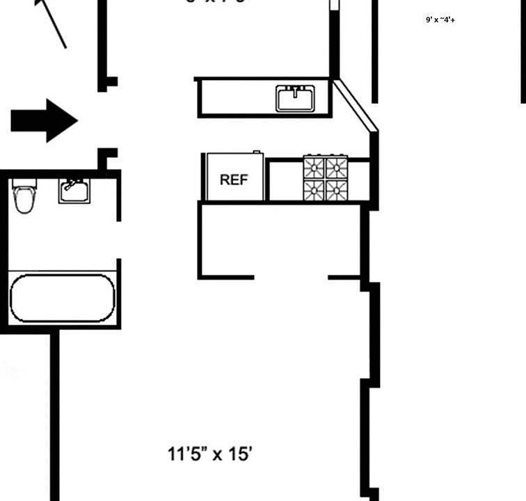 1st image of 444 W 54th St APT 12