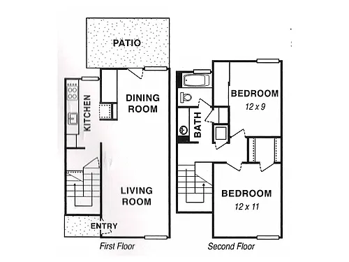 Floor plan 2TH