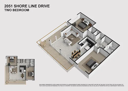 Floor plan 2 Bedroom