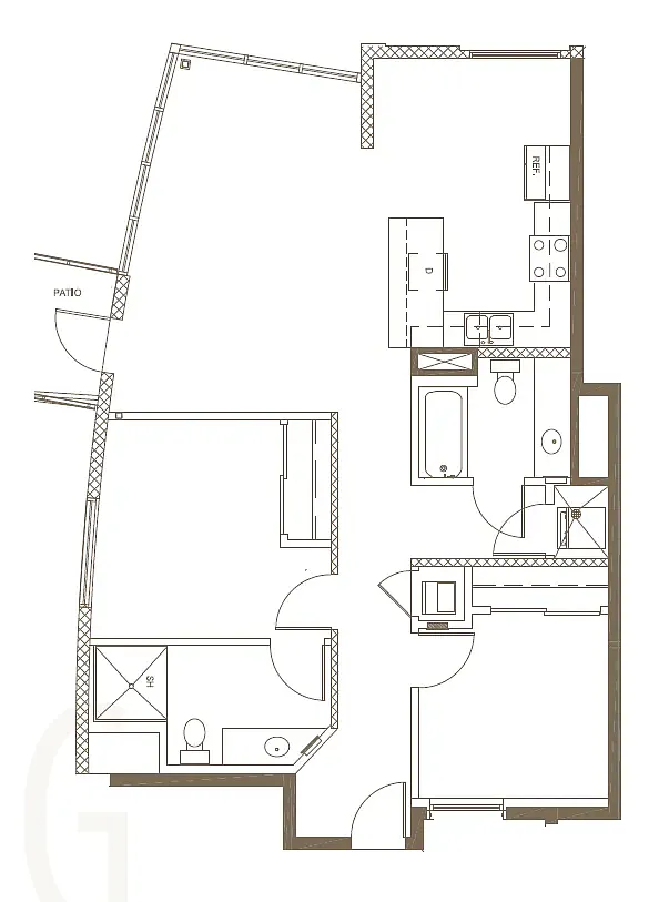 Floor plan 2x2 MPH