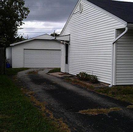 Driveway is now paved all the way to garage
