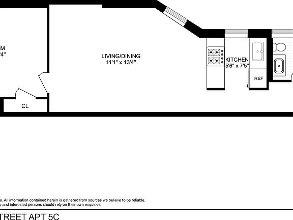 2nd image of 325 W 43rd St #5C