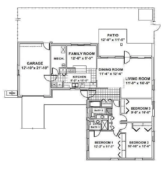Floor plan NCO - Applewood