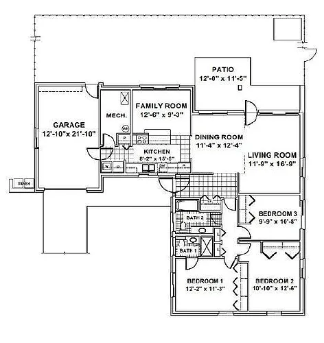 Floor plan NCO - Applewood