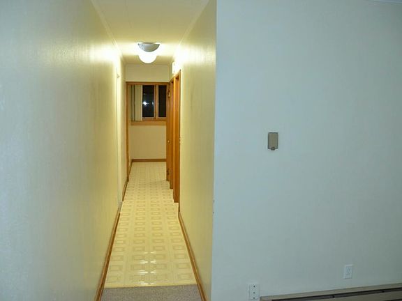 Hallway to Bdrm, Bathroom, Hall Closet, Kitchen